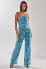 ELECTRIC FEEL WIDE LEG DENIM