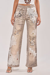 DONT MESS WITH ME RELAXED DENIM