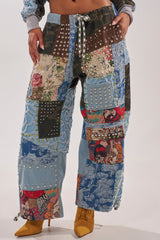 CALL EM CRAZY PATCHWORK JOGGER