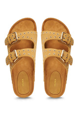 AZALEA WANG ALGEDI TAN PLATFORM SANDAL