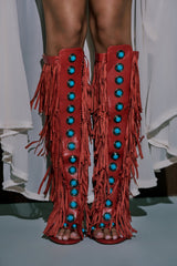AZALEA WANG AMADEO RED SANDAL