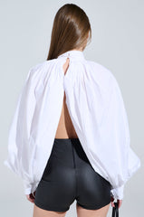 BLACK TIE AFFAIR BLOUSE