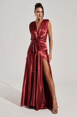ALL OVER THE PLACE MAXI DRESS