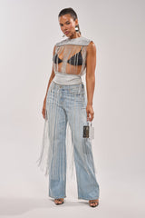 ARK SLEEVELESS CHAIN TOP