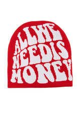 ALL WE NEED IS MONEY BEANIE