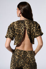 CHEETAH SISTERS TOP