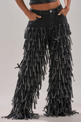 CRAZY FOR YOU FRINGE DENIM