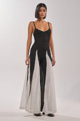 ALL DAY EVERYDAY COLOR BLOCK WOVEN JUMPSUIT