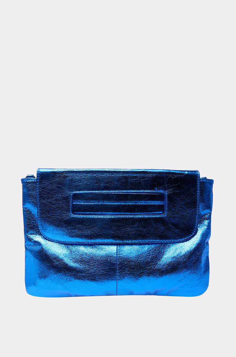 COSMIC COBALT OVERSIZED CLUTCH
