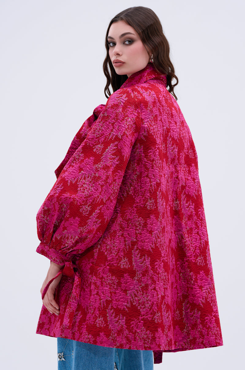 AMALIA TIE NECK TRENCH