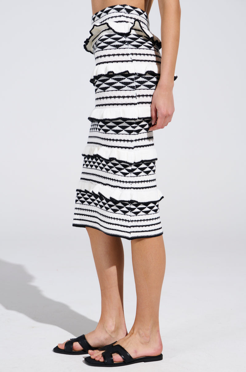 BABY IT'S ME MIDI SKIRT