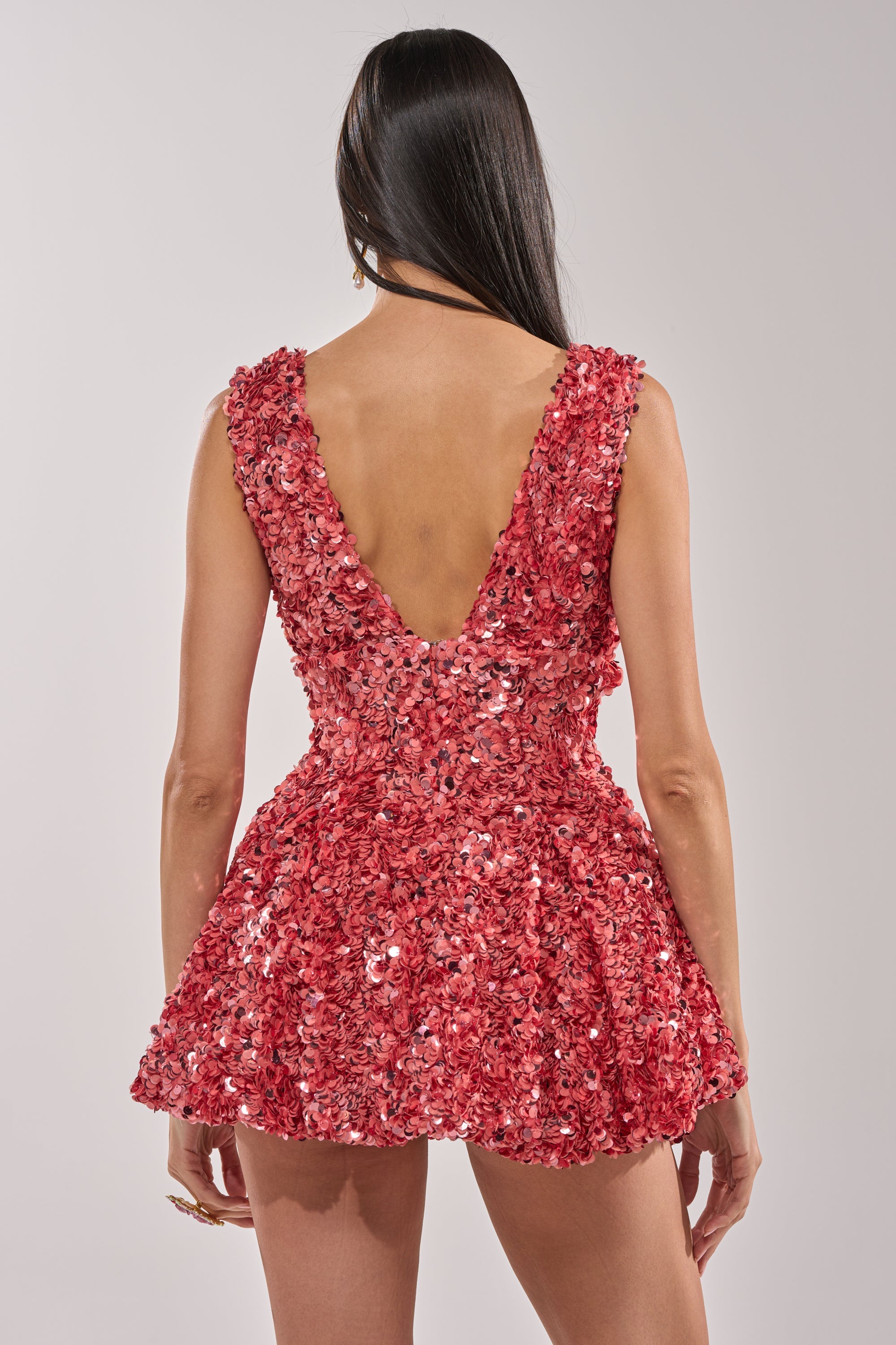 BARBIE GIRL SEQUIN MINI DRESS