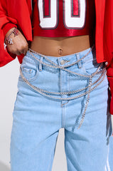CHAINED TO THE RHYTHM BELT IN SILVER