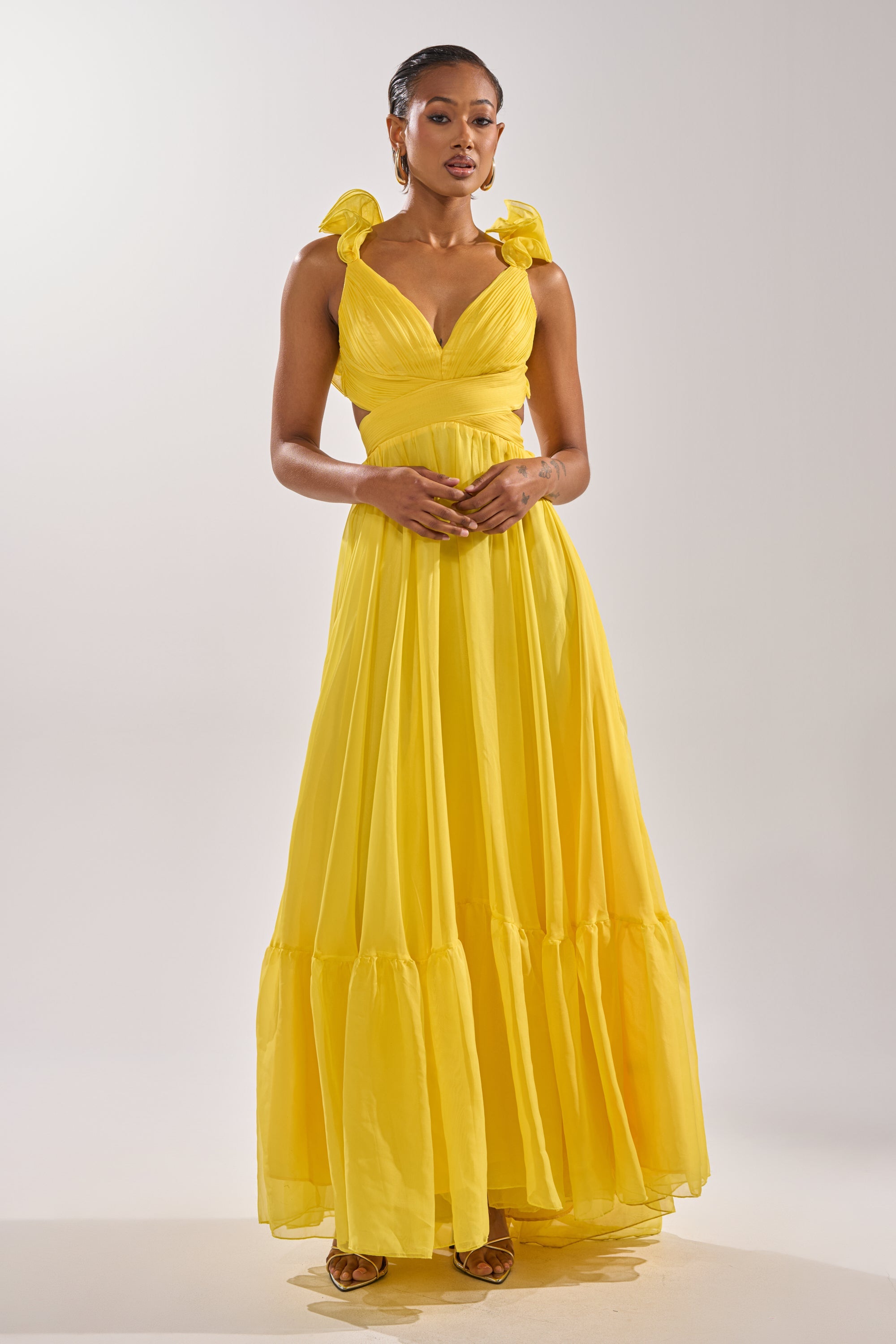 DREAM GIRL MAXI DRESS IN YELLOW