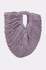 CATCHING FLIGHT RAFFIA CLUTCH