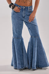 DONT PLAY WITH MY HEART BELL BOTTOM DENIM