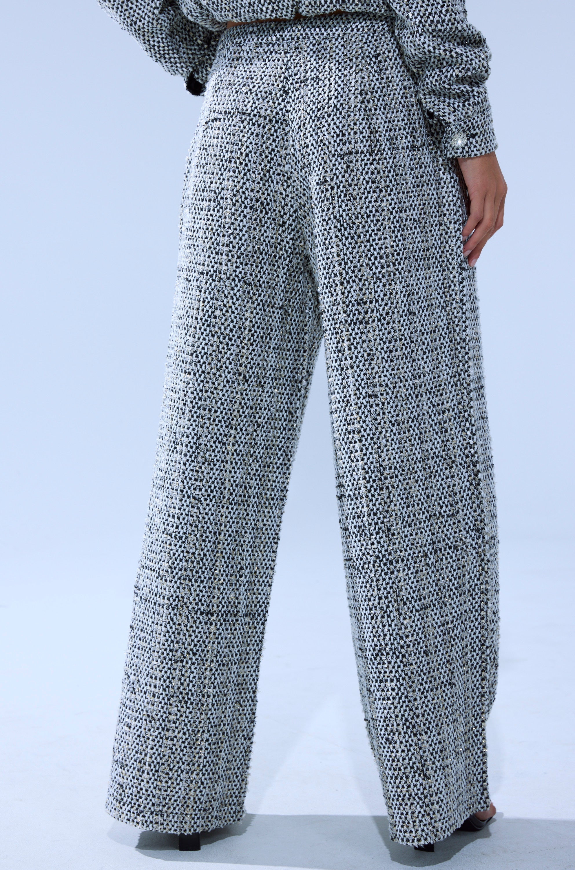 DRESSY VIBES TWEED PANT