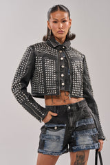 ASHTON RHINESTONE MOTO