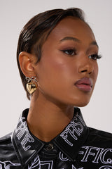 BIG HEART EARRING