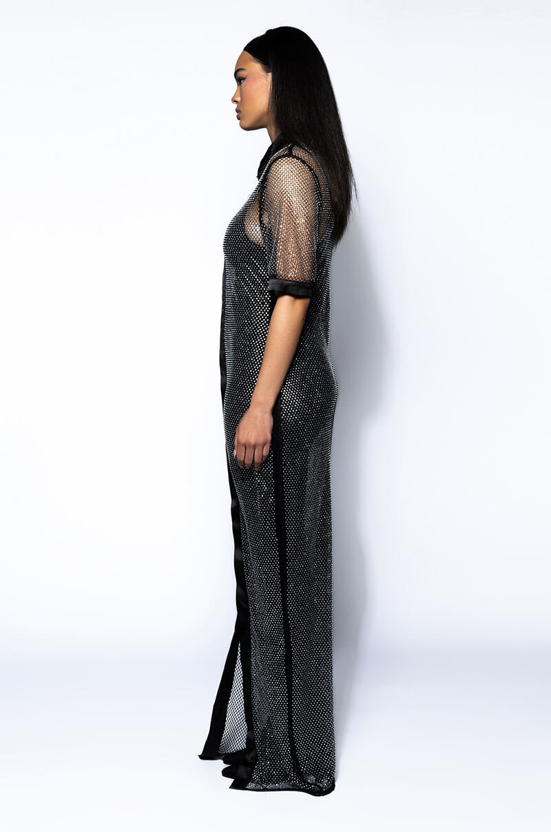 ALL EYES SPARKLE MAXI DRESS