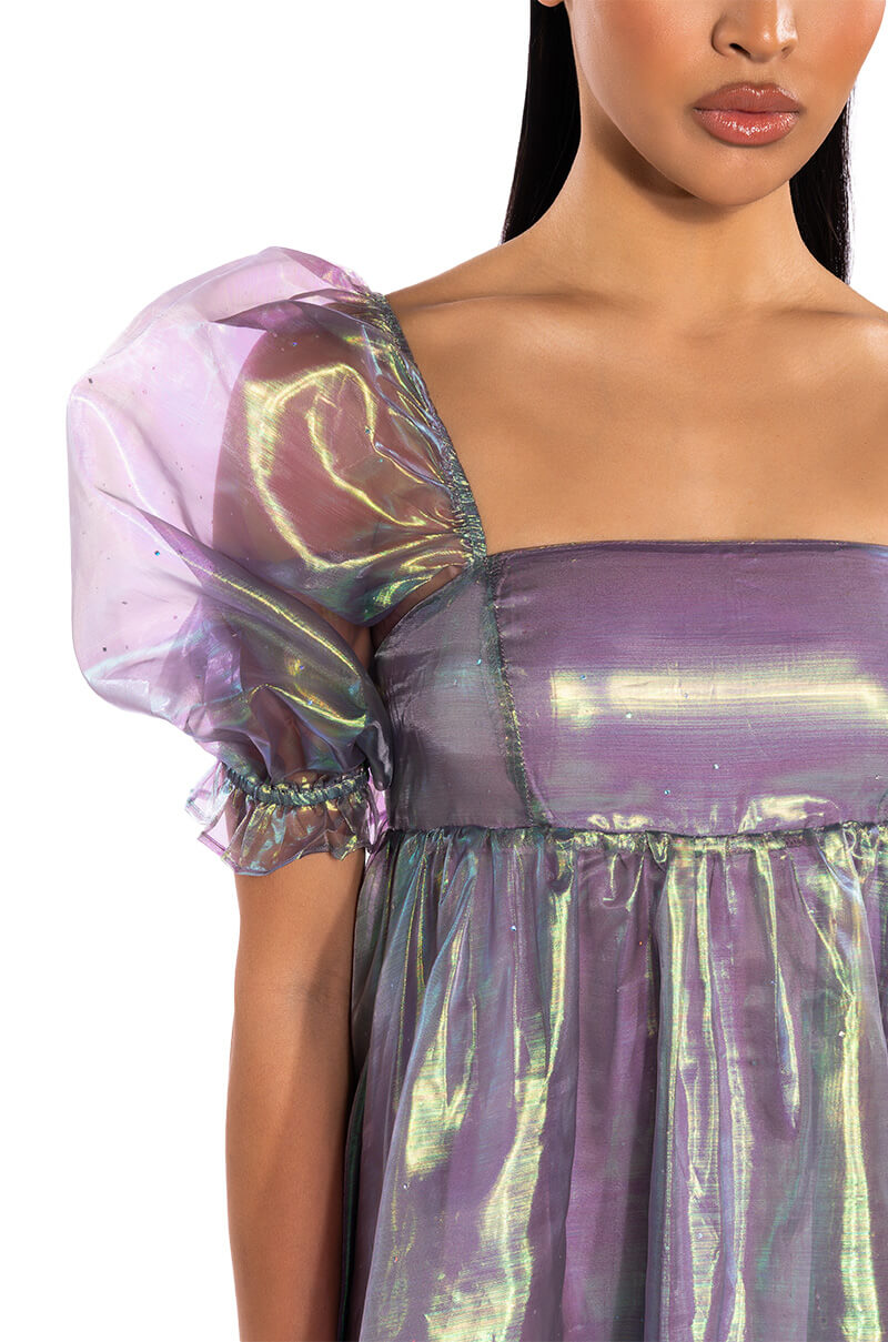 ANOTHER DREAM FLOUNCE MINI DRESS