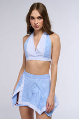 ANYBODY BUT YOU POPLIN TOP