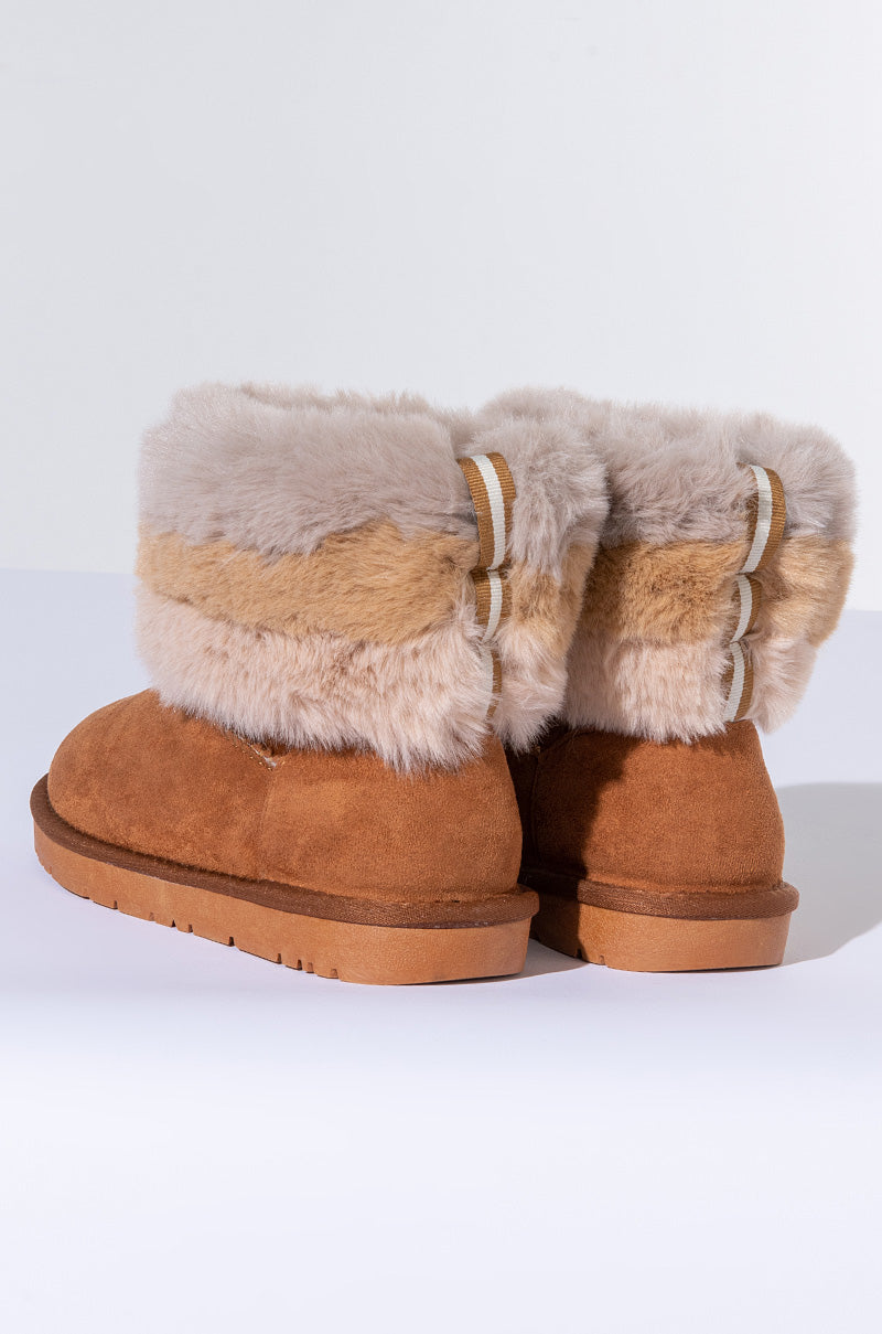 AZALEA WANG STUCK ON YOU FLAT BOOTIE IN BEIGE