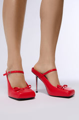 AZALEA WANG DEMARIO RED BALLET PUMP