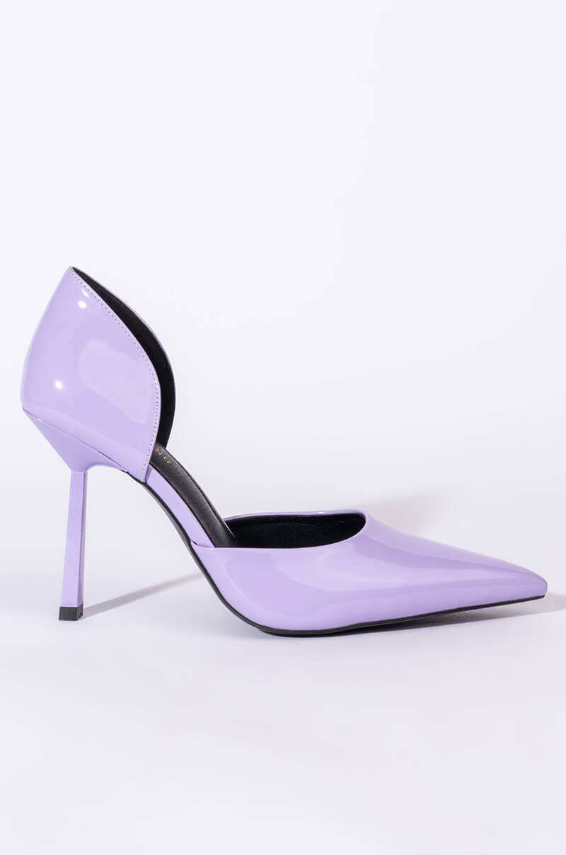 AZALEA WANG DONT TRIP STILETTO PUMP IN PURPLE