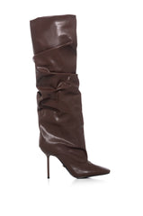 AZALEA WANG LYCHEE BROWN SLOUCH BOOT