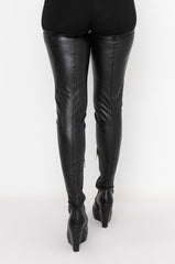 AZALEA WANG NONE OF YOUR BUSINESS WEDGE BOOT IN BLACK