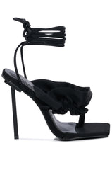 AZALEA WANG BLACK STILETTO SANDAL