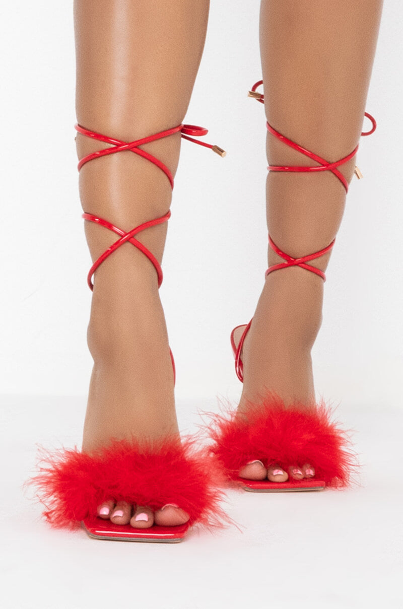 AZALEA WANG STUCK ON REPLAY SANDAL IN RED
