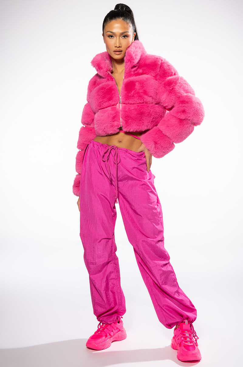 BARBZ FAUX FUR JACKET