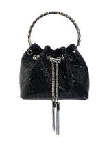 BAD HABIT EMBELLISHED BUCKET BAG