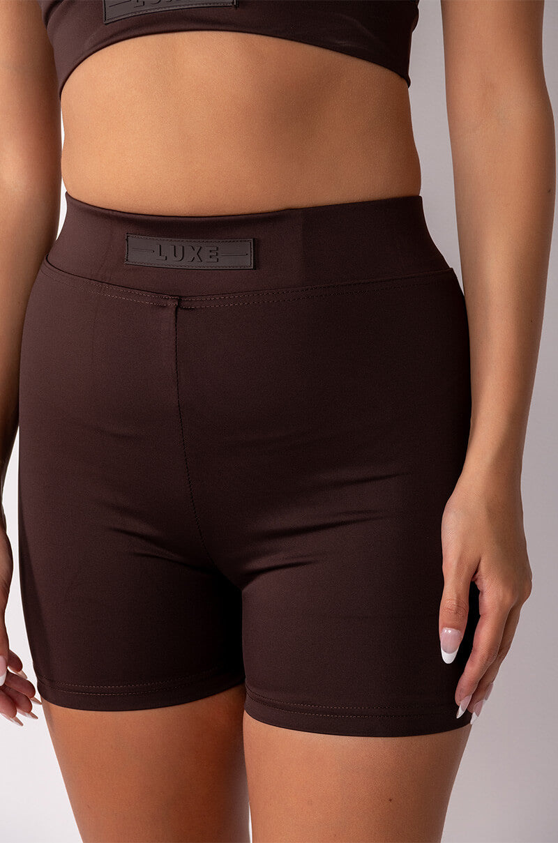 BASIC LUXE MOCHA BIKER SHORT