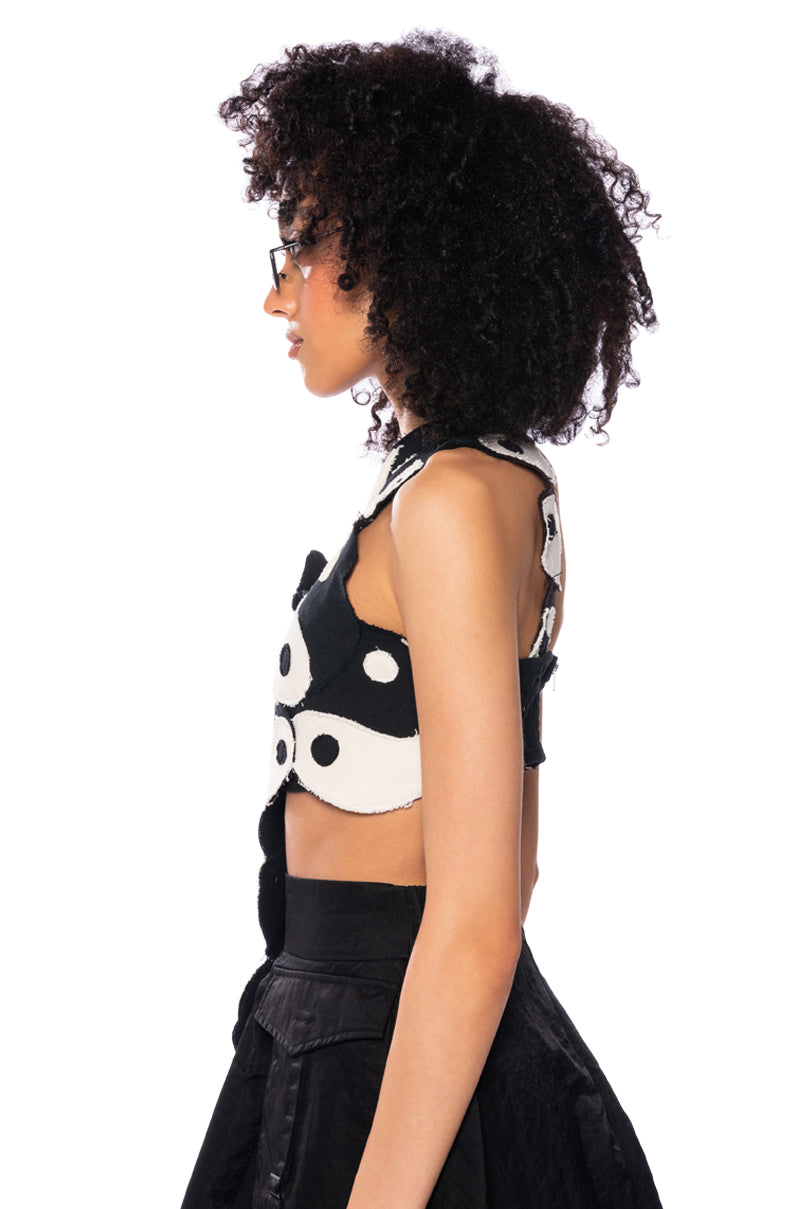 BE BALANCED CROP TOP