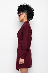 BEA ALERT STRETCH BLAZER DRESS