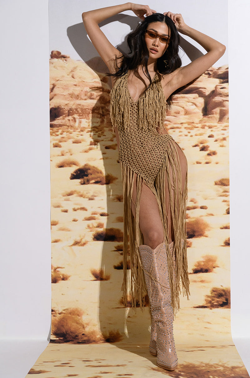 BEACHY KEEN KNIT DRESS
