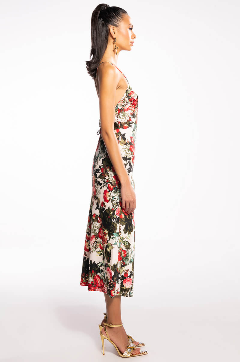 DANCE FREE FLORAL MAXI DRESS