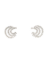 DAYANNE BLING STUD IN SILVER